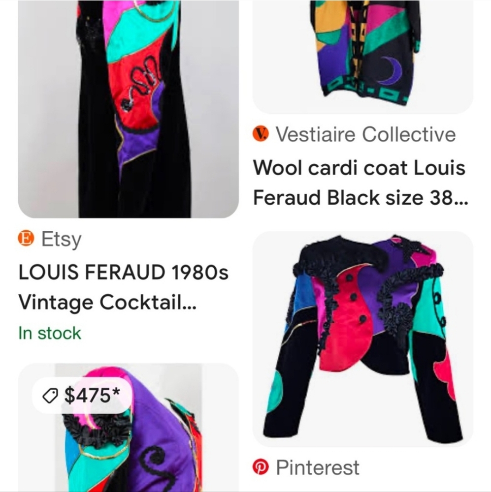 Louis Feraud ICONIC BIRD JACKET 🔥🔥🔥SIZE SMALL 4 - Picture 4 of 6